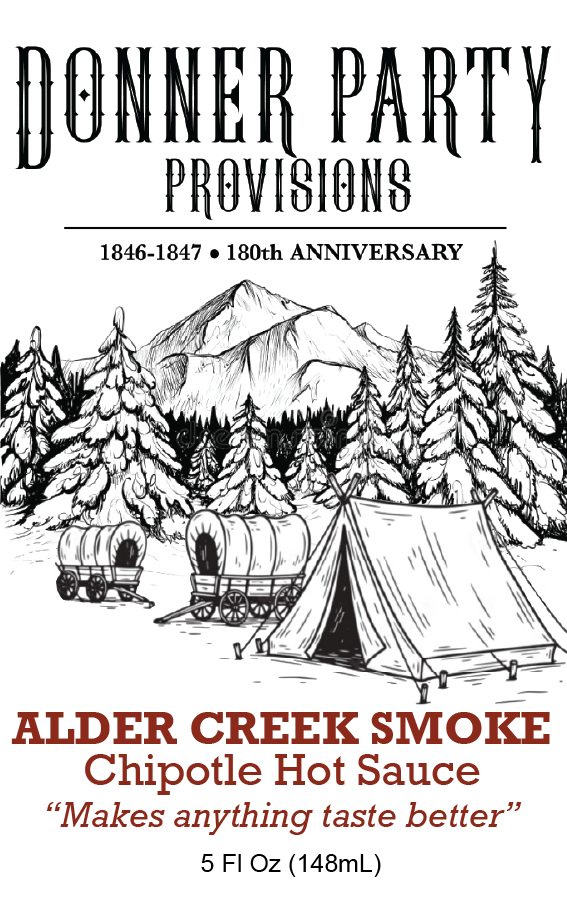 Alder Creek Smoke bottle label