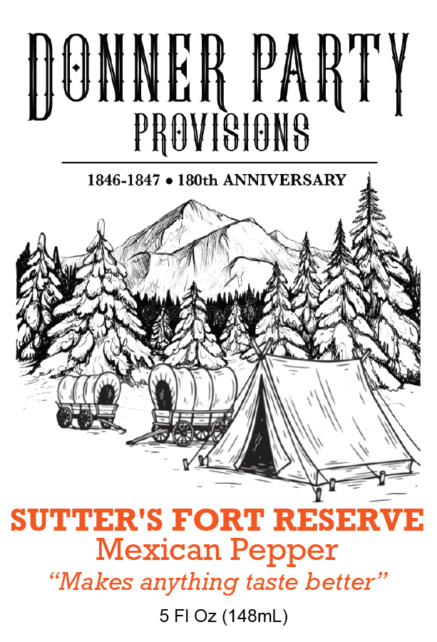 Sutter's Fort Reserve bottle label