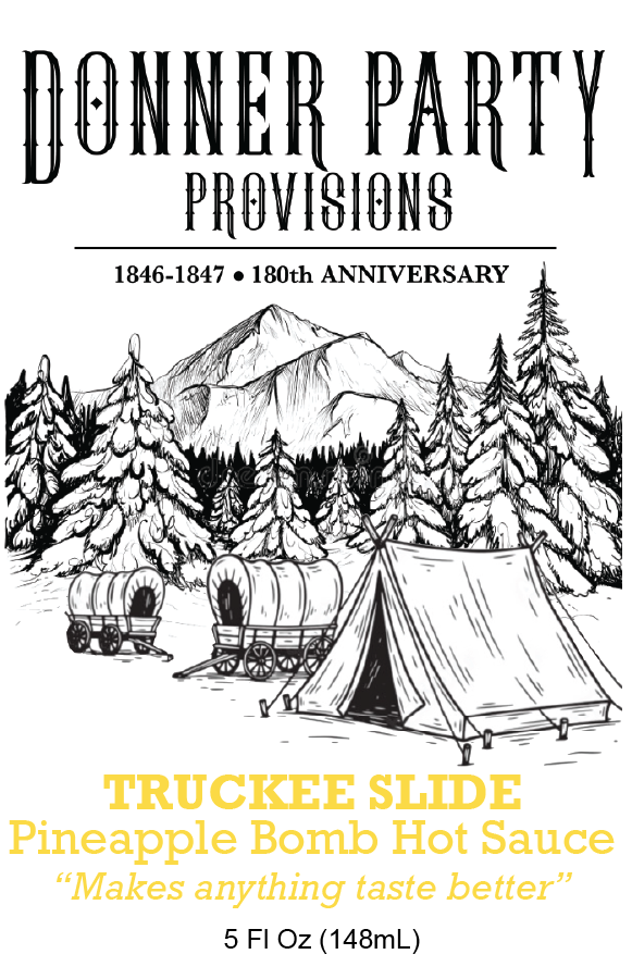 Truckee Slide bottle label